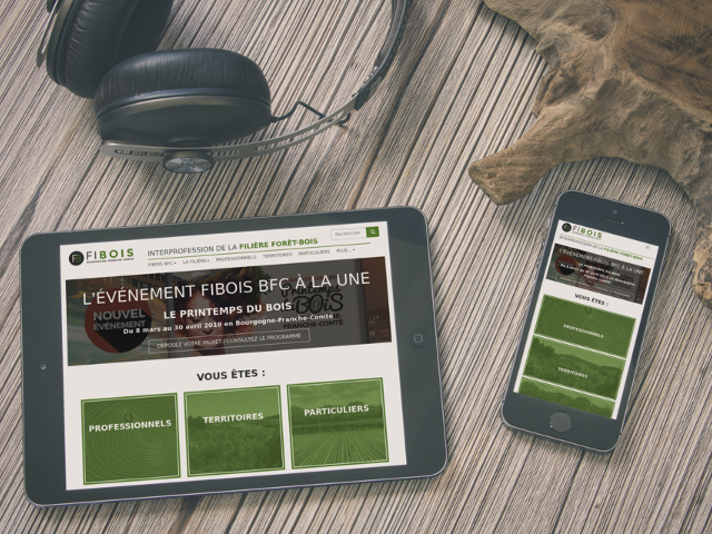 Fibois BFC site web responsive