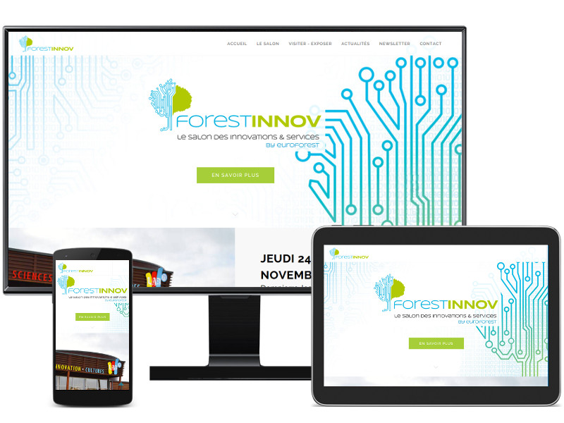 ForestINNOV site web responsive